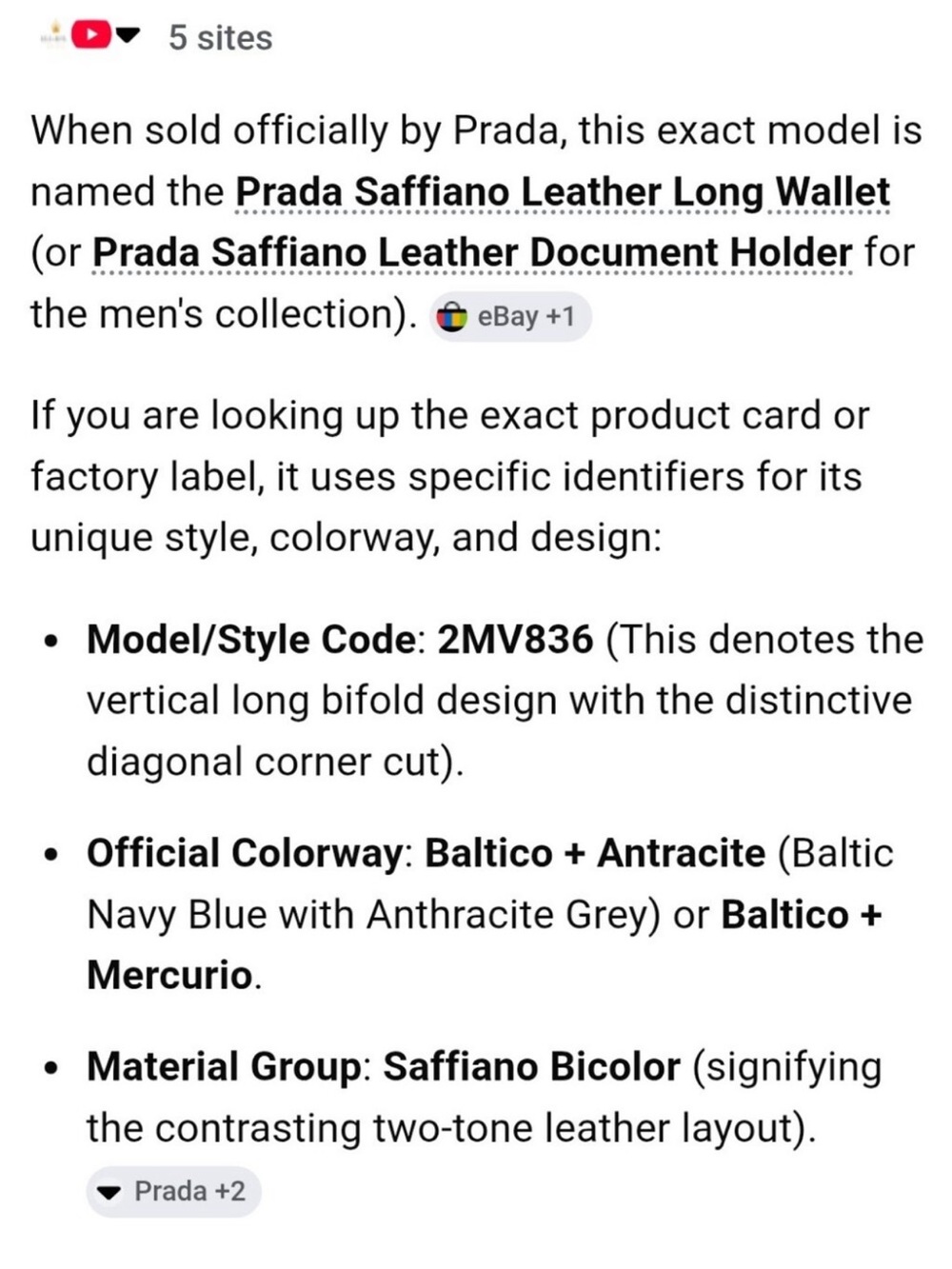 Prada Saffiano Leather Long Wallet - AUTHENTICITY CARD
INCLUDED - MSRP $830 - Picture 14 of 16